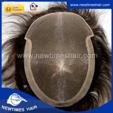 Fine welded mono glass silk hair replacement system