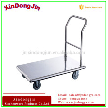 FT-A stainless steel dismouting flat cart,market cargo transportation cart