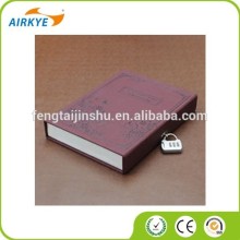 Personal notebook key lock diary,journal notebook with lock