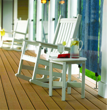 Perservative waterproof outdoor balcony railings wpc