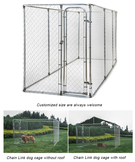 Large dog cages/portable large outdoor dog kennels