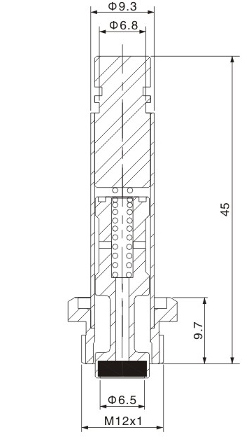 Dimension of BAPC209329220 Armature Assembly: