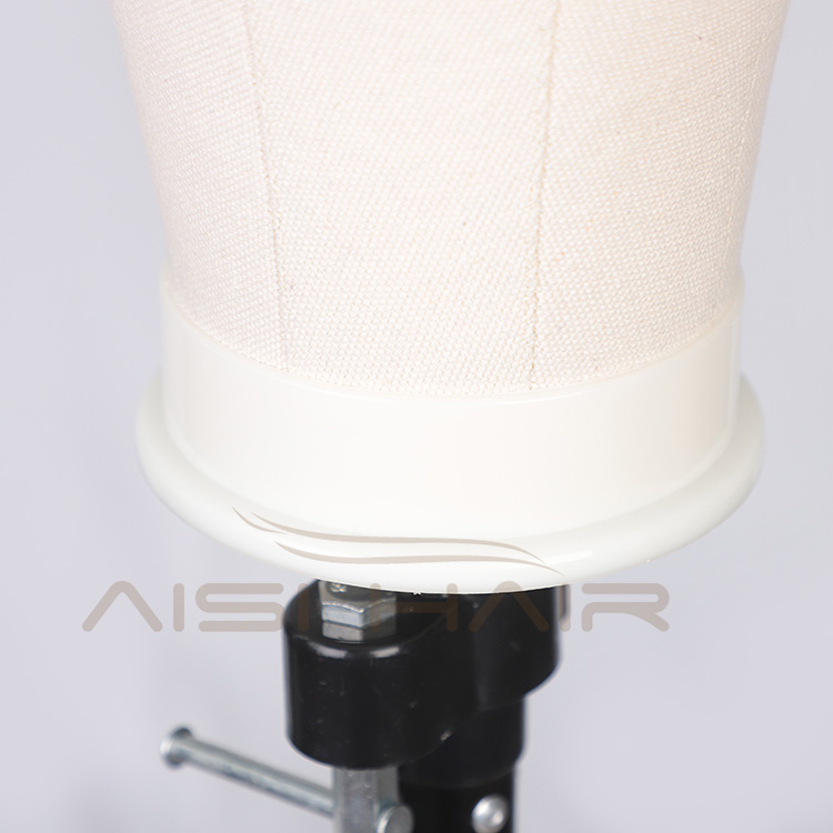 Aisi Hair Professional Poly Canvas Block Mannequin Head for Wig Making Displaying Drying Free Gifts