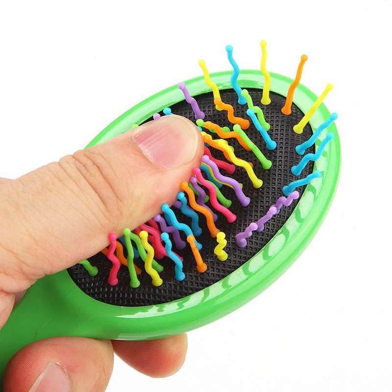 Mini Air Cushion Rainbow Hair Comb/Hair Brush for Kids Children