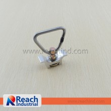 Airline Track Single Stud Fitting with Triangle Ring