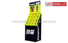 Corrugated Compartment Paper Pop Display Stand For Facial Mask