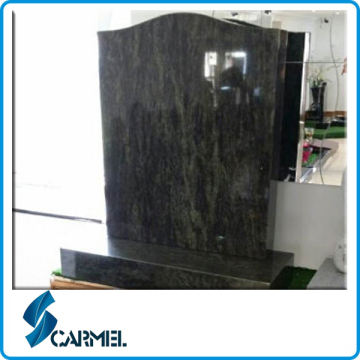 Orion Blue Granite Heart Shape Headstone (T495)