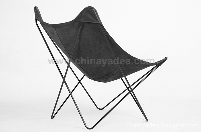 Designer Metal Frame Butterfly Lounge Chairs