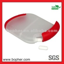 plastic pill container with braille