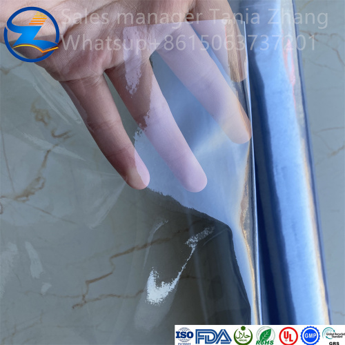 130mic transparent soft PVC film sheet