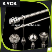 KYOK new designs double curtain rods factory & curtain rod accessory wholesale ,curtain accessory