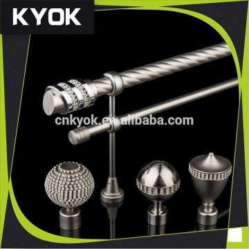 KYOK new designs double curtain rods factory & curtain rod accessory wholesale ,curtain accessory