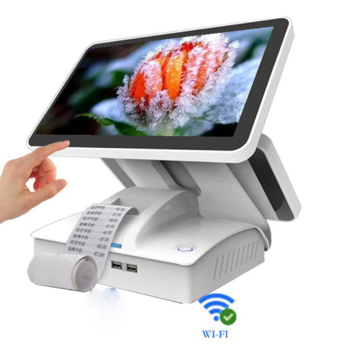 Wireless customer display POS computer with printer