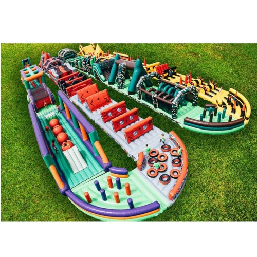 giant eco-friendly material toys inflatable racing obstacle sports toy