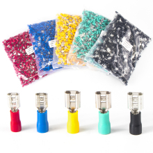 FDD Crimp Connector Brass Insulated Male Female Spade Terminal