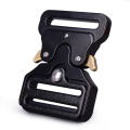 38mm Heavy Duty 300KG Steel Black Electrophoresis Pull Clasp Belt Buckle Cobra Buckle