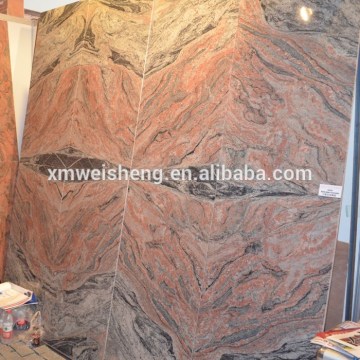 multicolor red wholesale granite slab