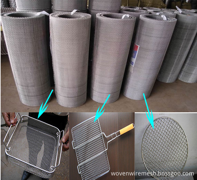 crimped wire mesh for roast