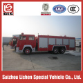 Howo fire fighting lastbil 6 x 4 drive 10t