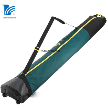 185cm padded double fall line ski roller bag