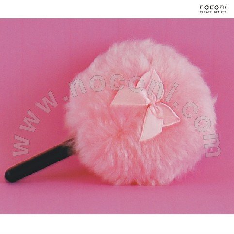 2013 pink cosmetic puff,powder puff, makeup puff, puff with handle