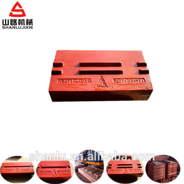 part for impact crusher pf1315v blow bars