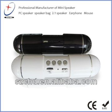 high quality portable mini foldable speaker for iphone ipod mp3 disman palyer