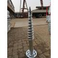 Steel Galvanized Ground Screw Foundation Spiral Pile