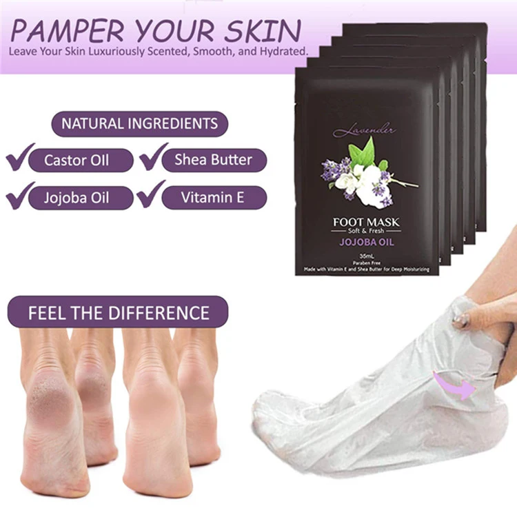 Hot Selling Deep Conditioning Moisturizing Exfoliating Foot Peel Masks