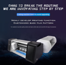 Hydrogel phone protector machine