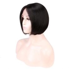 Transparent lace bob wigs brazilian short straight bob wigs human hair bob wig