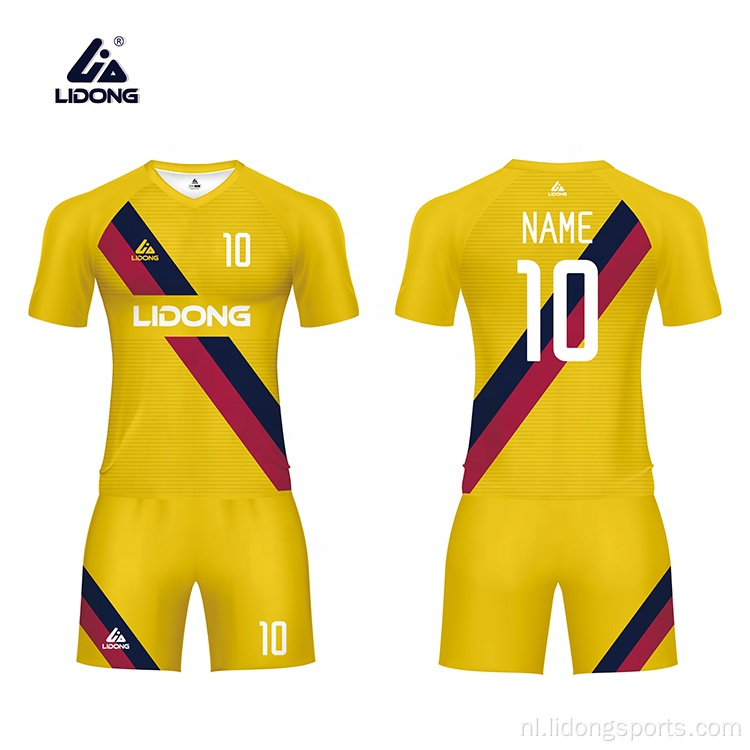 Voetbaljersey set mannen voetbaluniform gebruik