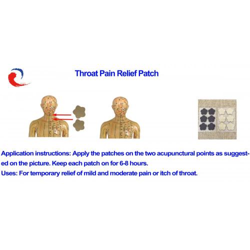 Throat pain relief patch(for itchy throat)