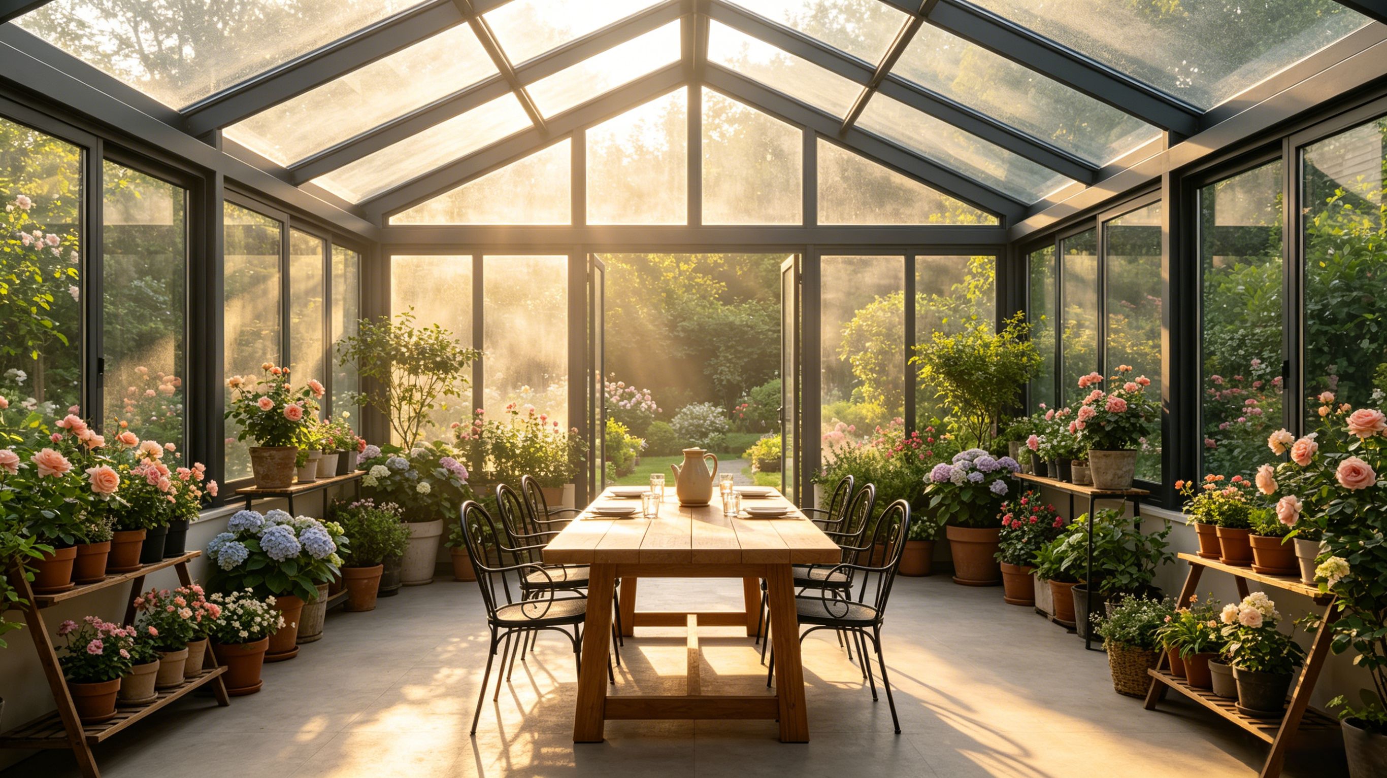 véranda en aluminium aluminum sunroom