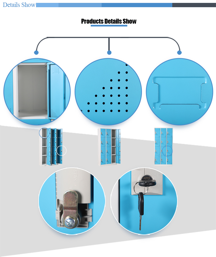 12 compartment locker