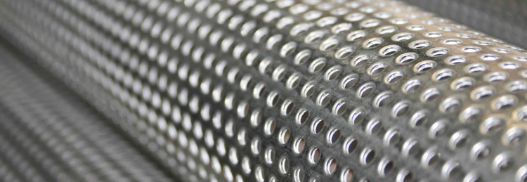 Customized metal straight perforated filter pipe metal tube cylinder