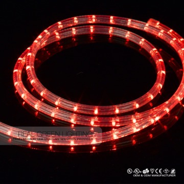 Red LED Rope Light AC12V-240V 2-wires 13mm red Rope Light holiday rope light