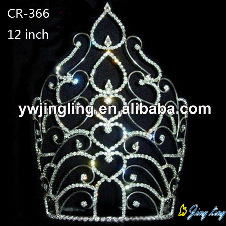 New design large pageant crowns CR-366