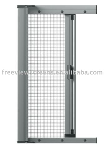 Decorative aluminium screen door