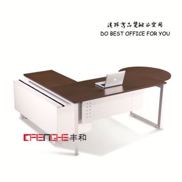 office desk with partition