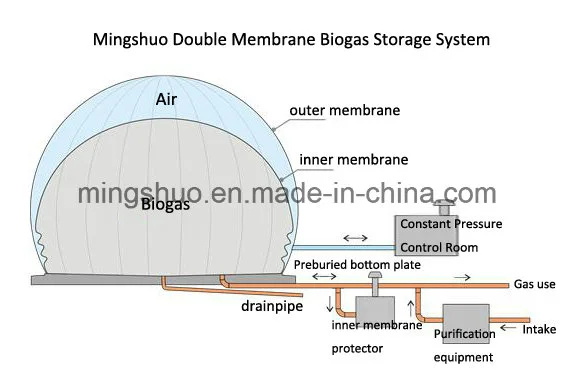 Constant Pressure Ground Rreservoir for Biogas Storage