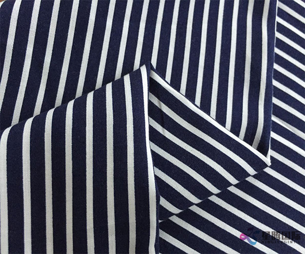 Fashion Stylish White Stripe Rayon Fabric