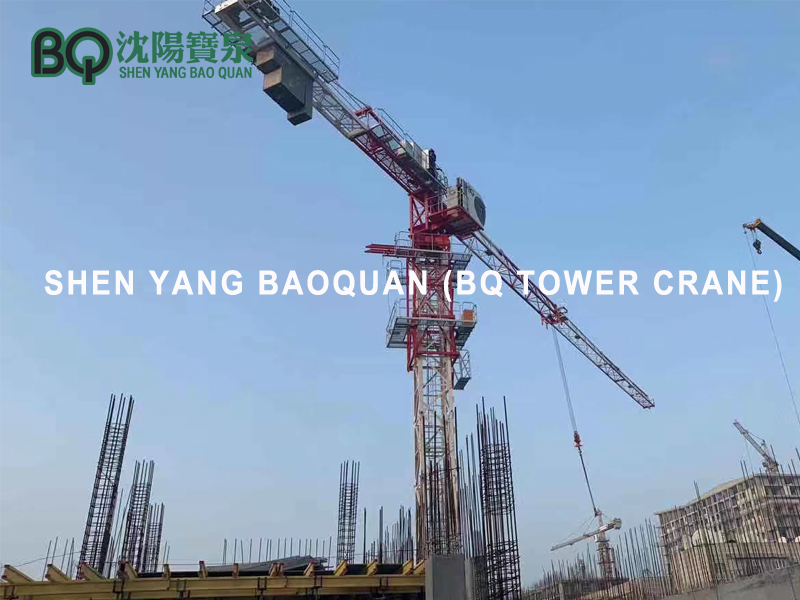 Topless tower crane