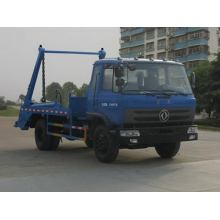 Dongfeng145 4X2 8CBM حاوية إلقاء شاحنات القمامة