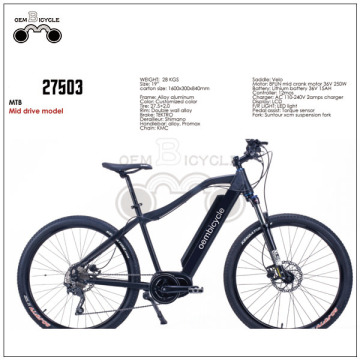 EMPRESA EBIKE AL POR MAYOR FAT ELECTRIC MOUNTAIN MID DRIVE BICICLETA ELÉCTRICA