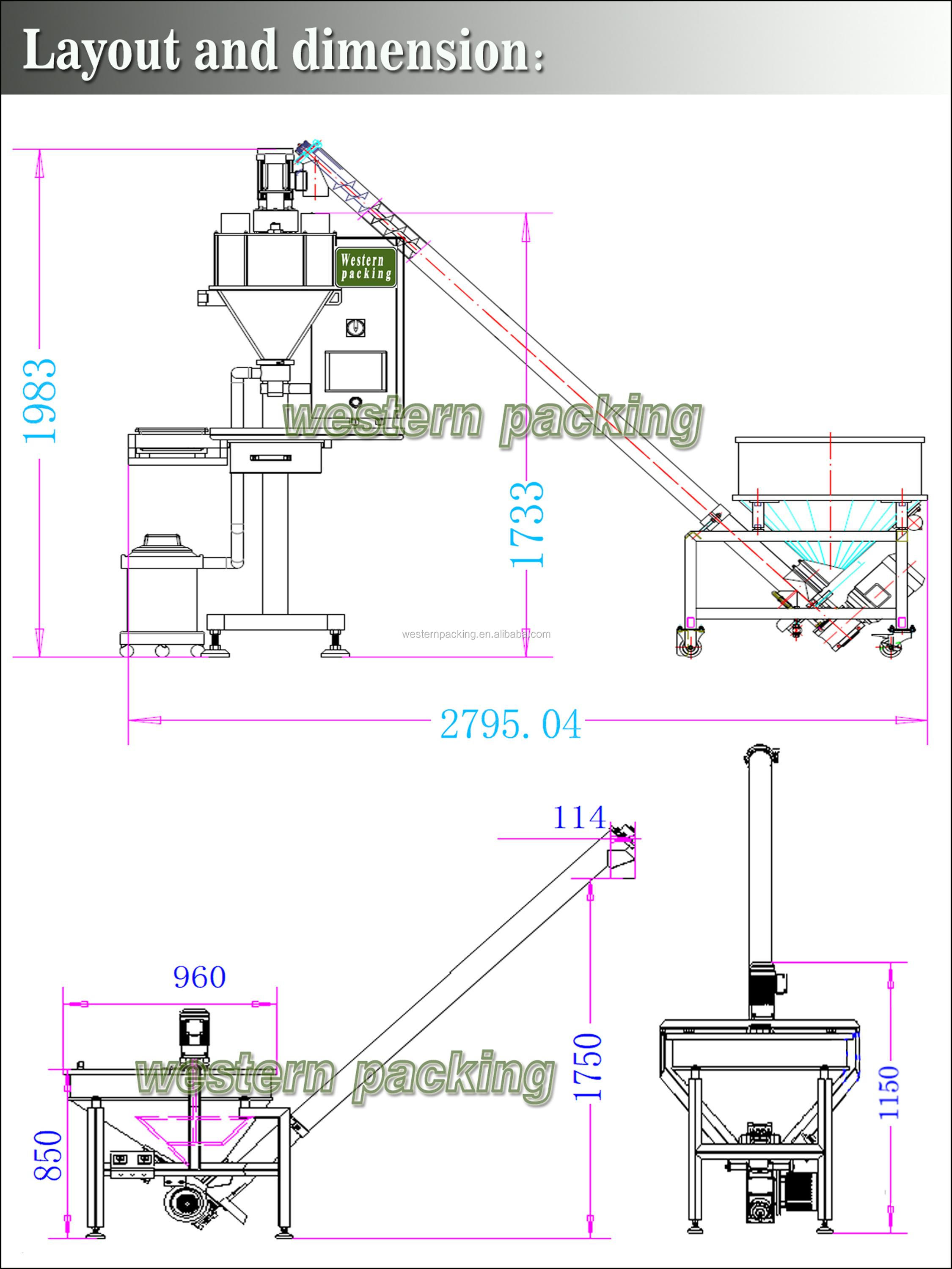 semi-automatic powder filling machine