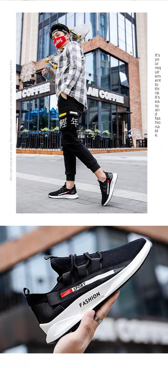 High Quality Custom Casual Stylish New Sports White Sneaker Shoes For Men Breathable Running Shoes