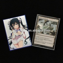 Custom yugioh card sleeves plastic game card sleeves