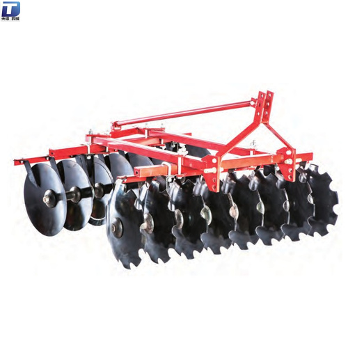 Farm disc harrow soil cultivating machine