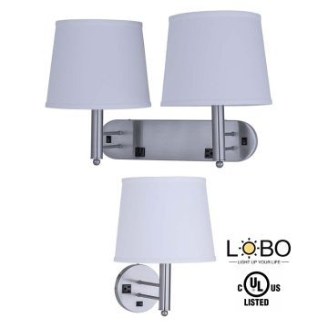 Wall Mounted Light for Quality Inn Hotel Bedroom